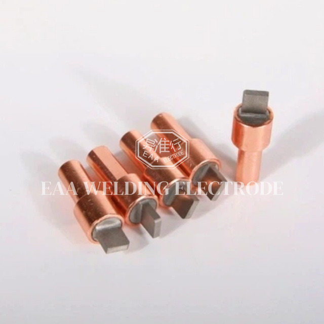 5 pieces of short tungsten copper inlaid electrodes