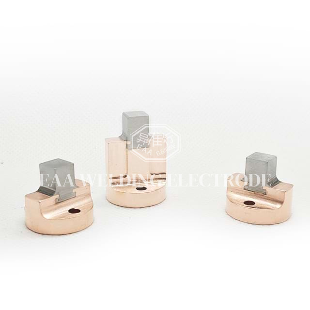 Double Hole Tungsten Copper Inlaid Electrode