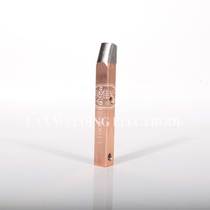 Head With Rounded Arc Polished And Tungsten Copper Inlaid Electrode