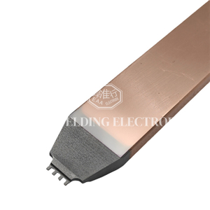 Ultra Thin Head Slotted Tungsten Copper Inlaid Electrode