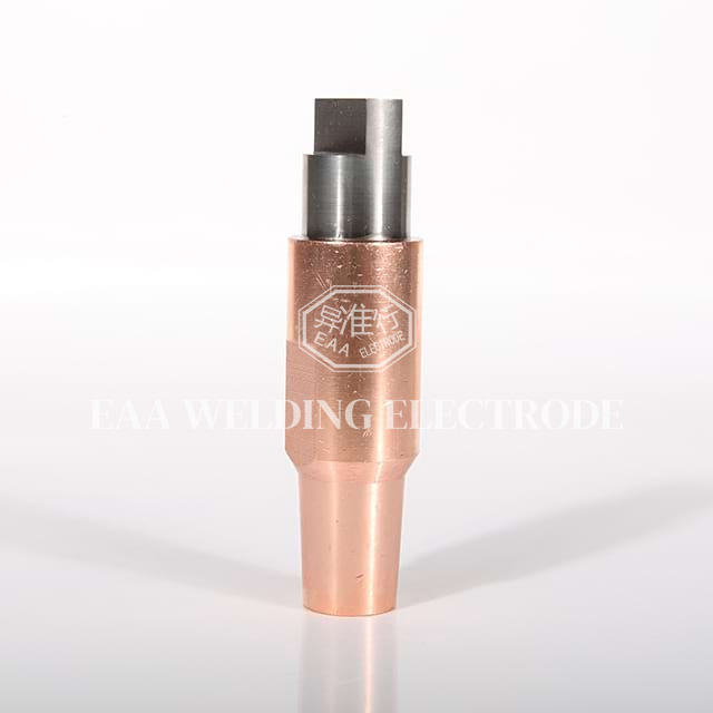 Medium Sized Tungsten Copper Inlaid Electrode With Taper
